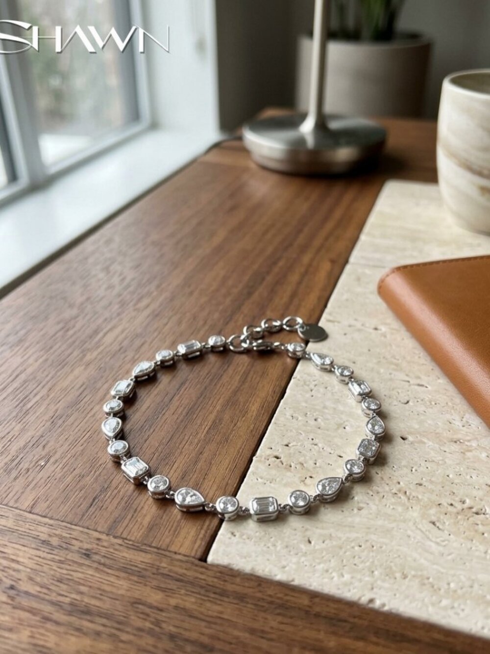 Mens Full Moissanite Tennis Bracelet for Women